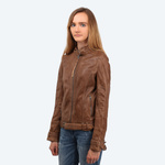 kožená bunda Wrangler Montana WR4044ZCBR