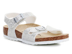 Birkenstock Rio Kids Cosmic Sparkle White sandále 1022198