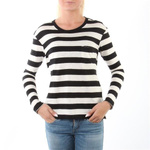 Tričko Levi's® s dlhým rukávom Perfect Pocket Tee "Striped Black/White"