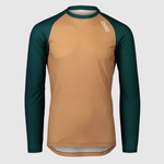 POCX2152844-8405 POC MTB PURE LS JERSEY MOLDANITOVO ZELENÁ/ARAGONITOVO HNEDÁ X2152844-8405